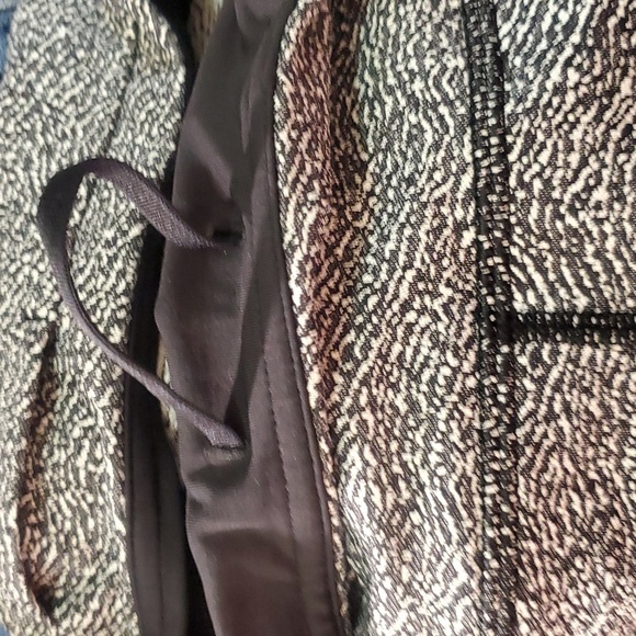 Lululemon Run It Out Tight Power Luxtreme Ripple Jacquard Black White Size 8 - Picture 12 of 15